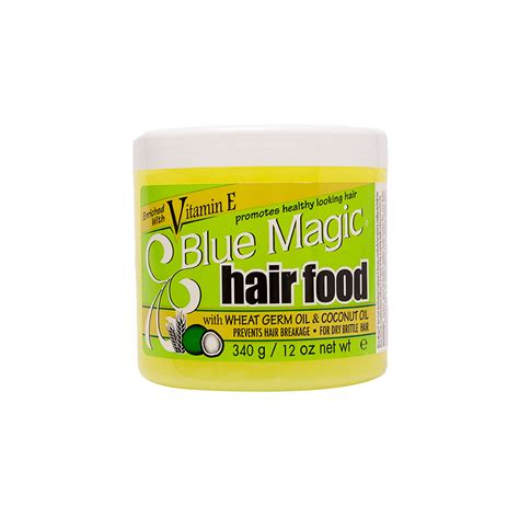Blue magic hair food